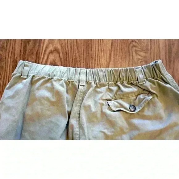 VINTAGE 1946 Snappers Elastic Waist Men's 5.5 Inch Stretch Shorts In Sage, Size - Picture 11 of 13